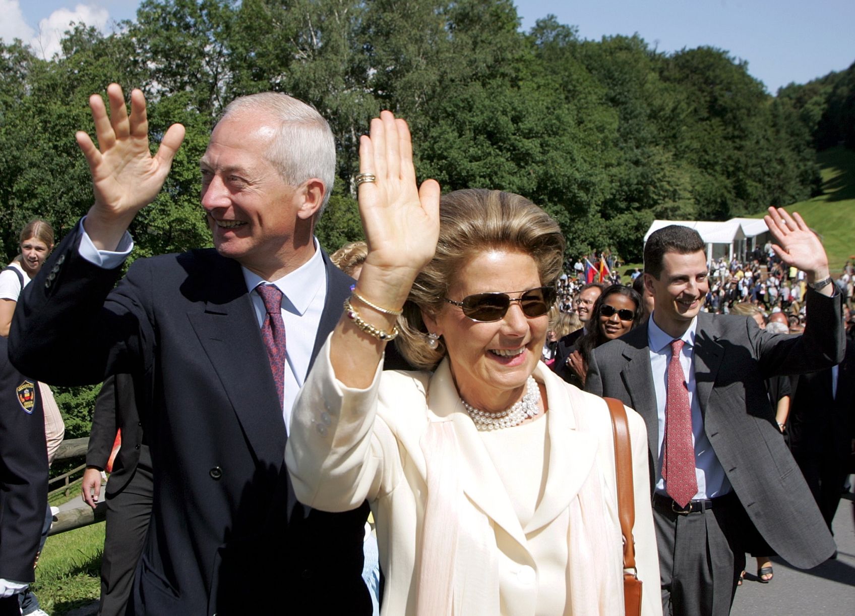 LIECHTENSTEIN FUERST GESCHAEFTUEBERGABE